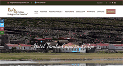 Desktop Screenshot of hotelesecologicosbolivia.com